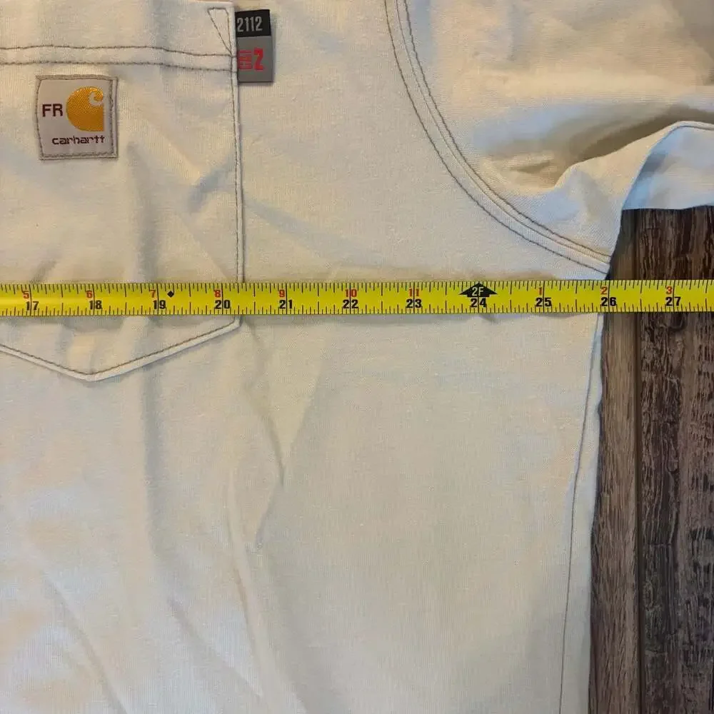 Carhartt FR Force Flame Resistant Henley Shirt XL NWT Group14 CAT 2 Loose Fit - Picture 6 of 6